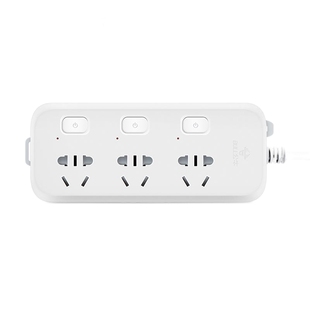 公牛厨房排插多孔插排固定器墙上分控插座板带线插线板多功能家用