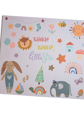twinklekids儿童成长相册4寸6寸全竖版横版大容量插页式宝宝影集
