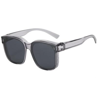 潮枠近视镜专用大框偏光轻便套镜