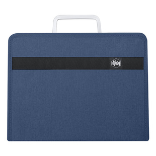 带密码锁印章收纳盒营业执照收纳包A3正副本办公印章包双层大容量印章执照一体包皮革防水外出商务办公手提包