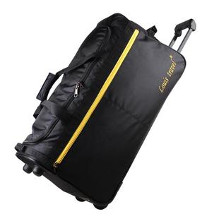 Louis travel轻便超大容量拉杆旅行包男女航空托运行李包袋牛津布