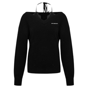 ANN ANDELMAN  秋冬新款女士假两件烫钻针织毛衫银泰百货 301286