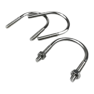 304不锈钢U型螺栓螺丝U型管卡扣子U型抱箍管夹M6M8M10M12U型码