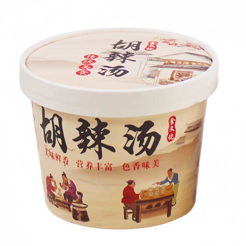 550ml一次性胡辣汤外卖打包纸碗
