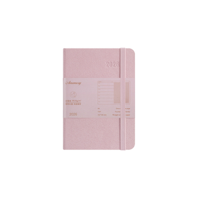 2026手账本Amemory绒面A6周计划