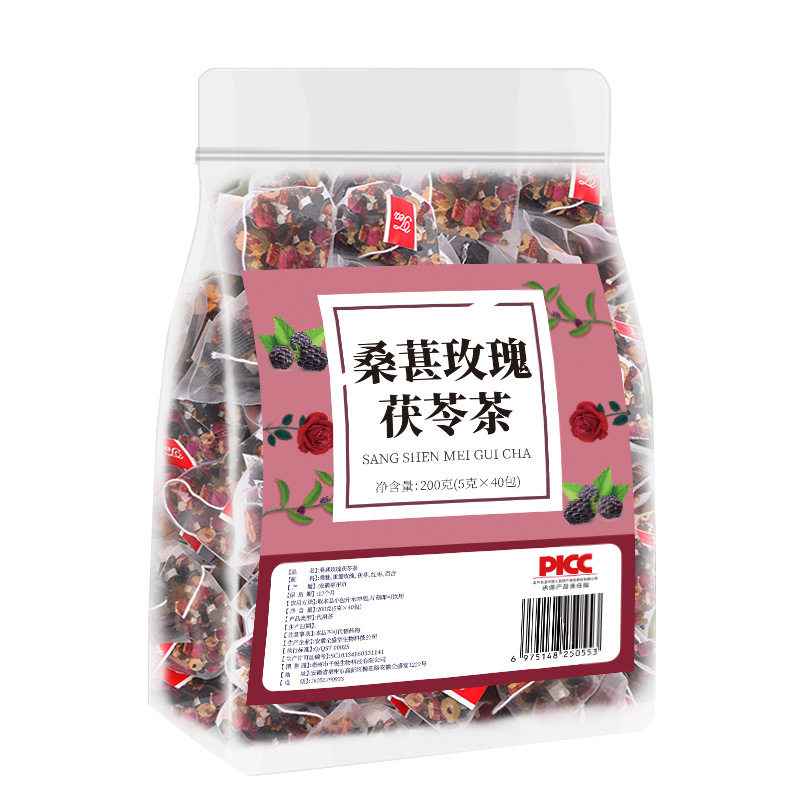 【女神茶】桑葚玫瑰茯苓三角茶包