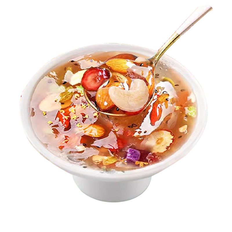 藕粉奇亚籽坚果羹桂花莲子藕银耳粥早代餐冲饮即速食汤官方旗舰店