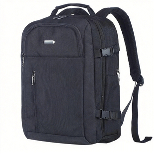 黑色男士上下班通勤防水双肩包日常健身运动独立鞋仓16寸电脑背包