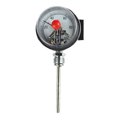 电接点上下限开关量双金属温度计