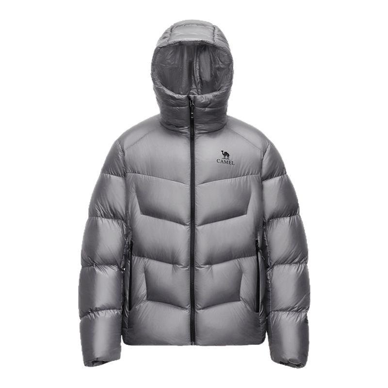 骆驼羽神男装羽绒服鹅绒短款男女羽绒面包服保暖加厚新款外套户外