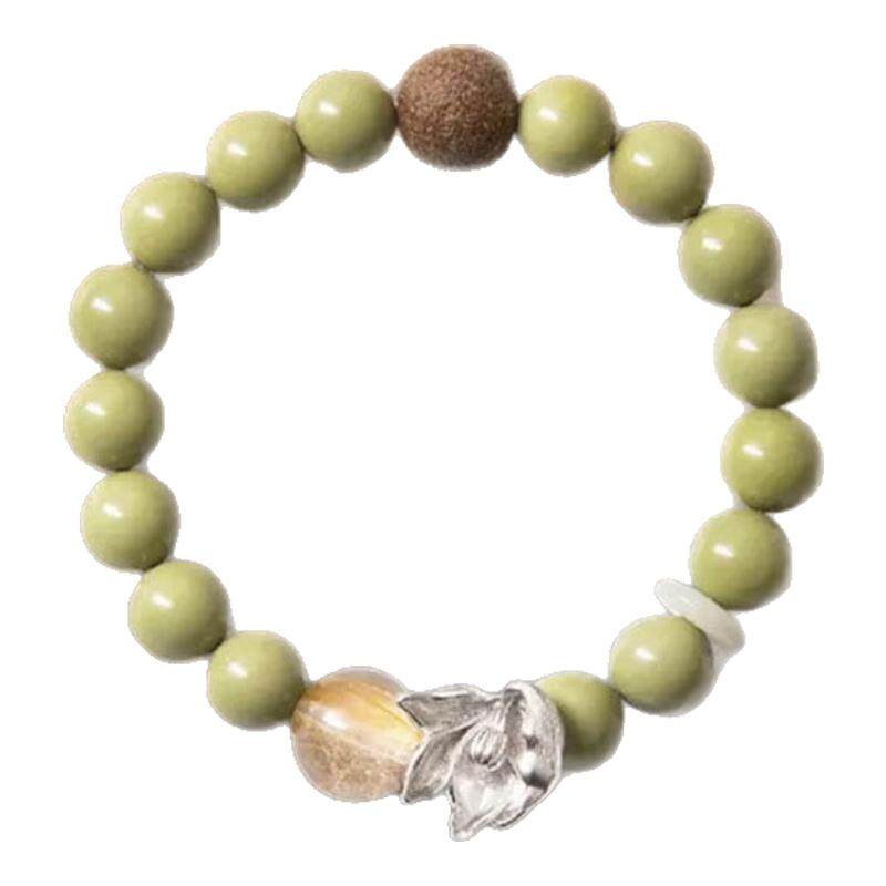 BYROOTS/抱树【李晟同款】日出藏香珠手串绿玛瑙手链女生日礼物