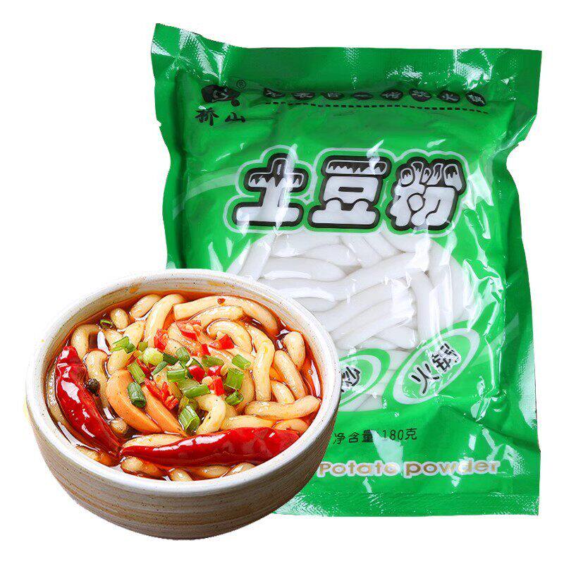 土豆粉袋装川粉家用鲜粉条速食米线火锅麻辣烫食材带调料包砂锅粉