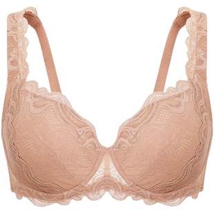 【小曼曼】遐25秋冬新品1mm杯防凸点全罩杯内衣女薄大胸显小文胸