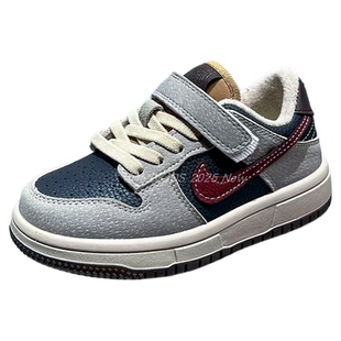 男童板鞋2025新款秋冬中大童加绒儿童运动鞋二棉女童休闲鞋低帮鞋