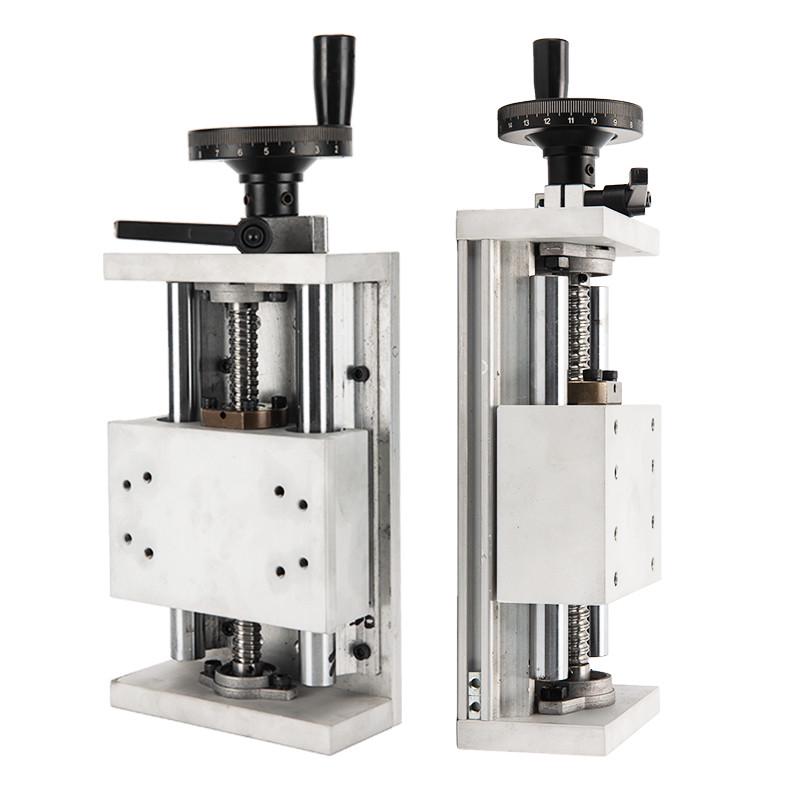 手摇手动锁紧数显调节垂直滑台模组十字数控机床木工切割打标送料