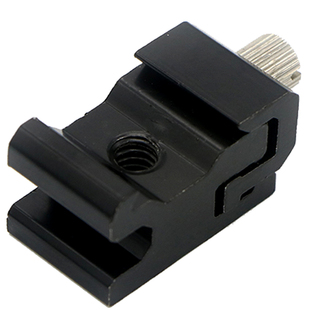 相机机顶闪光灯冷靴底座三脚架支架扩转接座全金属热靴展1/4螺丝