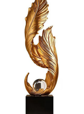 有艺术感的摆件玄关装饰大号轻奢高档客厅好寓意入户门高级感小众