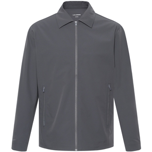 【薄款】利郎奥莱行政夹克男士商务休闲翻领2026春季新款外套男装