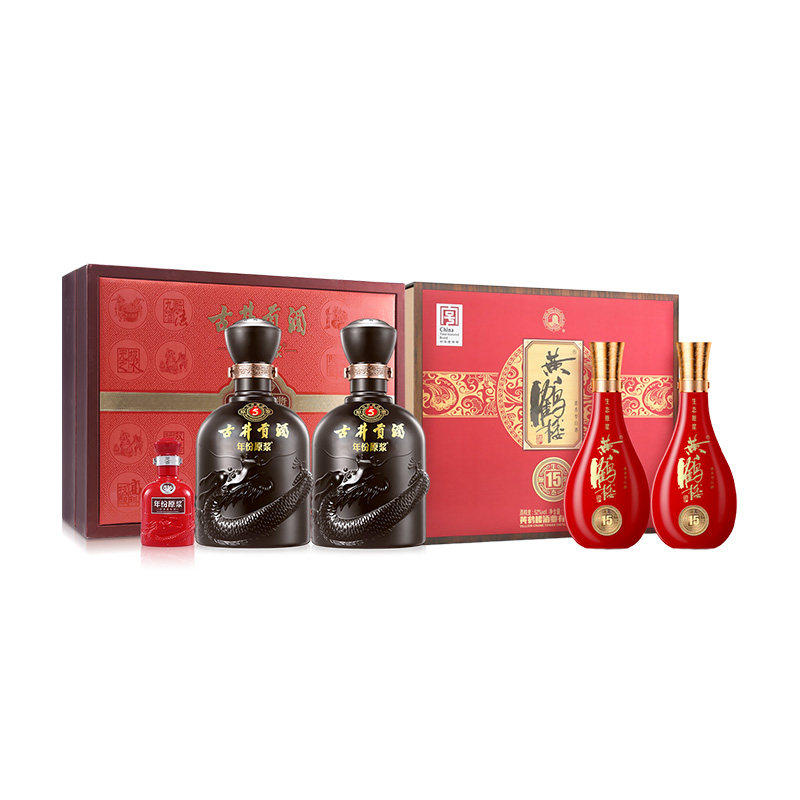 古井贡酒年份原浆古5礼盒+白酒