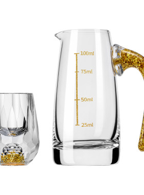 【mumu正品】金箔白酒杯礼盒套装