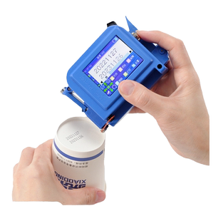 华诺杰迷你喷码机手持式小型打码机打生产日期瓶盖打码器mini食品保质期全自动激光打价格易拉罐凹凸面喷墨