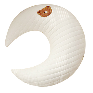 婴儿安抚枕侧睡夹腿月亮枕环腰哺乳枕宝宝抱枕可拆洗腰枕靠垫枕头