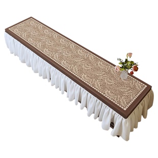 新款欧式电视柜桌垫长条桌布电视柜盖布遮丑遮挡帘轻奢台面保护垫