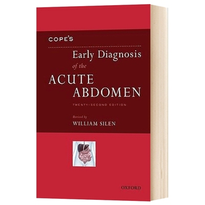 华研原版 应付急性腹痛的早期诊断 第22版 英文原版 Cope's Early Diagnosis of the Acute Abdomen 英文版 进口英语书籍