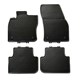 德国大众原厂途安L专用橡胶脚垫一套四片没有第三排votex环保防水