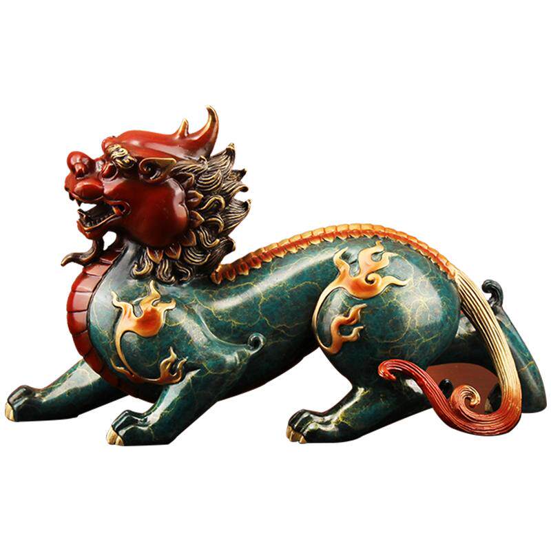 八方来财貔貅黄铜摆件客厅装饰品