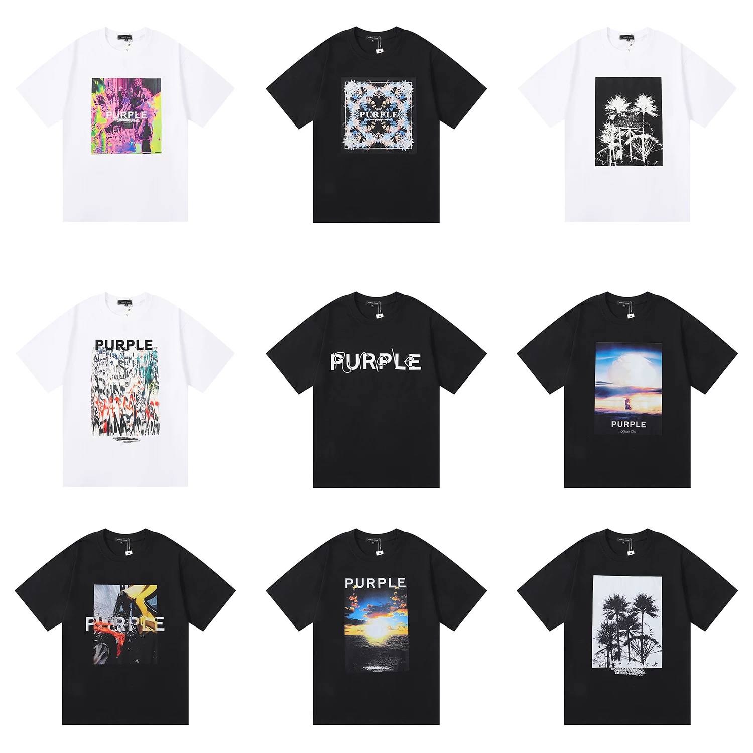 Purple Brand лейбл ins х х х х неразборчиво