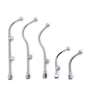 进口农用打药机喷雾器扇形多细雾化双三四不锈钢喷头喷杆葡萄玉米