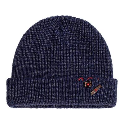 马登工装美式北极绒蓝色瓜皮冷帽