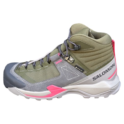 萨洛蒙女中帮防水防滑支撑登山鞋