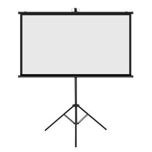 俊翼抗光便携支架投影幕布投影布幕布免打孔可壁挂72寸84寸100寸家用移动4K高清卧室户外办公室投影仪幕布3D