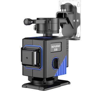 亚固12线水平仪绿光贴墙贴地仪高精度强光细线自动调红外线平水仪