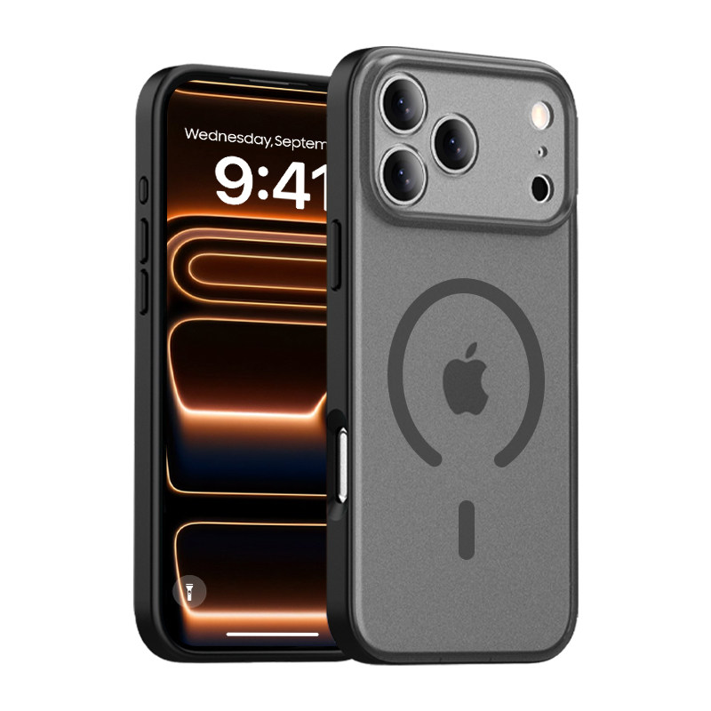 膜法力适用iPhone16promax手机壳新款苹果17air磁吸magsafe15plus磨砂防摔保护壳全包防指纹亲肤保护套高级感