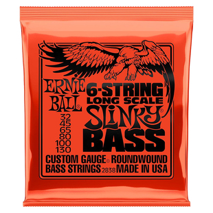 ErnieBall贝斯弦EB电贝司琴弦bass四弦五弦2833 2832 2834 2821