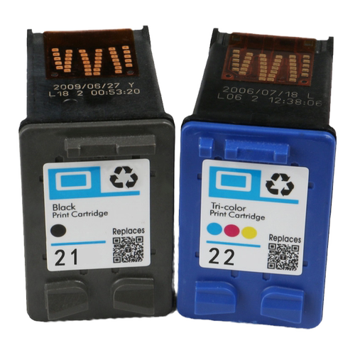 威佳21 22墨盒适用HP 21墨盒Deskjet D2360  F2180 F2290 F380 F390 F4180 4315 4355 PSC 1410打印机墨盒