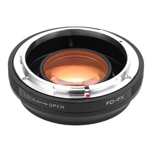 FD-FX减焦增光转接环 适用佳能FD口镜头转富士X口微单相机带玻璃