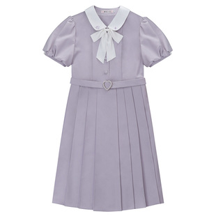 樱花家族原创jk制服【池川行】甜美优雅连衣裙盛夏服短袖套装女