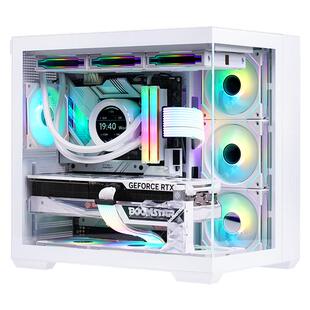 先马映像背插主板无立柱全景360水冷海景房台式主机包豪斯机箱