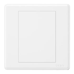 正泰墙壁开关插座通用暗盒盖板86型7M空白面板装修6C白板联体框架