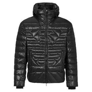 Armani/阿玛尼羽绒衣高端品牌冬季保暖连帽外套90%白鸭绒羽绒服男