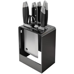 厨房刀架台面款不锈钢置物架壁挂放刀收纳菜刀架单独刀具家用刀座