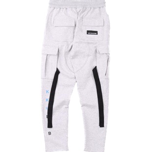 DEVIL NUT潮牌恶魔-飘带裤-BIB卫裤 男女同款AET