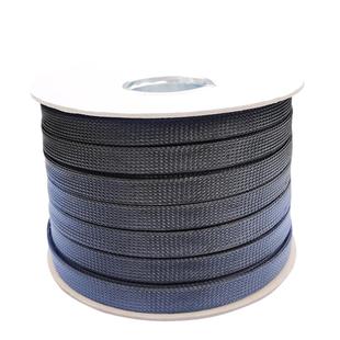 尼龙PET编织网管黑色蛇皮软管伸缩耐磨电脑电缆线束保护套管 零卖