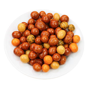 甘源多彩鱼皮花生小包脆皮花生米80后怀旧零食炒货办公室休闲小吃