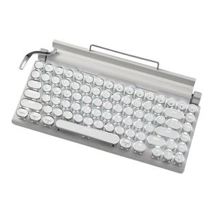 OUSEITECH复古打字机机械键盘 蓝牙5.0 多种酷炫灯效 热插拔设计