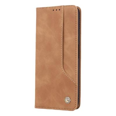 适用华为Mate40真皮自吸翻盖皮套